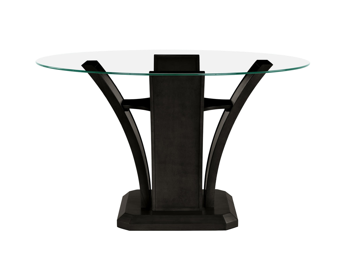 Dalina Dining Height Table, Glass Top