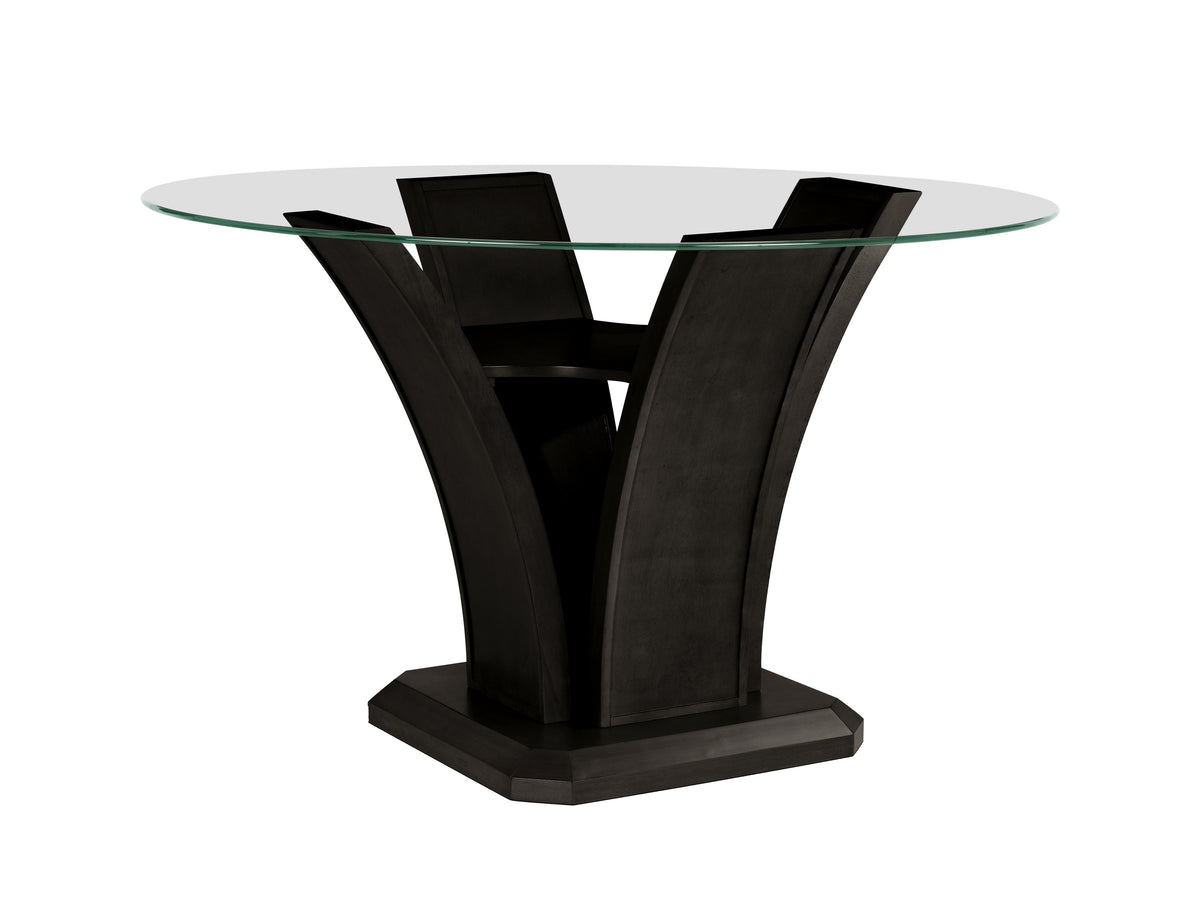Dalina Dining Height Table, Glass Top