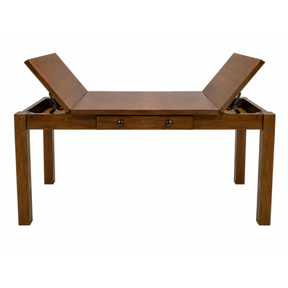 Leaf Up Table With 2 Drawers