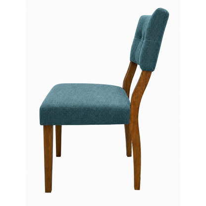 Uphl Dining Chair, Blue Fabric