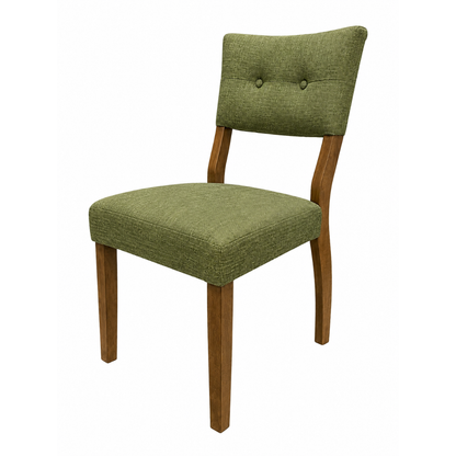 Uphl Dining Chair, Green Fabric