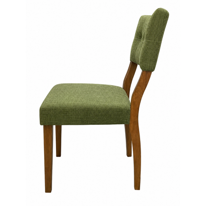 Uphl Dining Chair, Green Fabric
