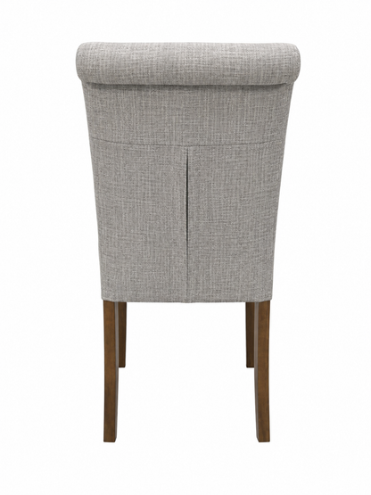 Uphl Dining Parson Chair, Grey Fabric