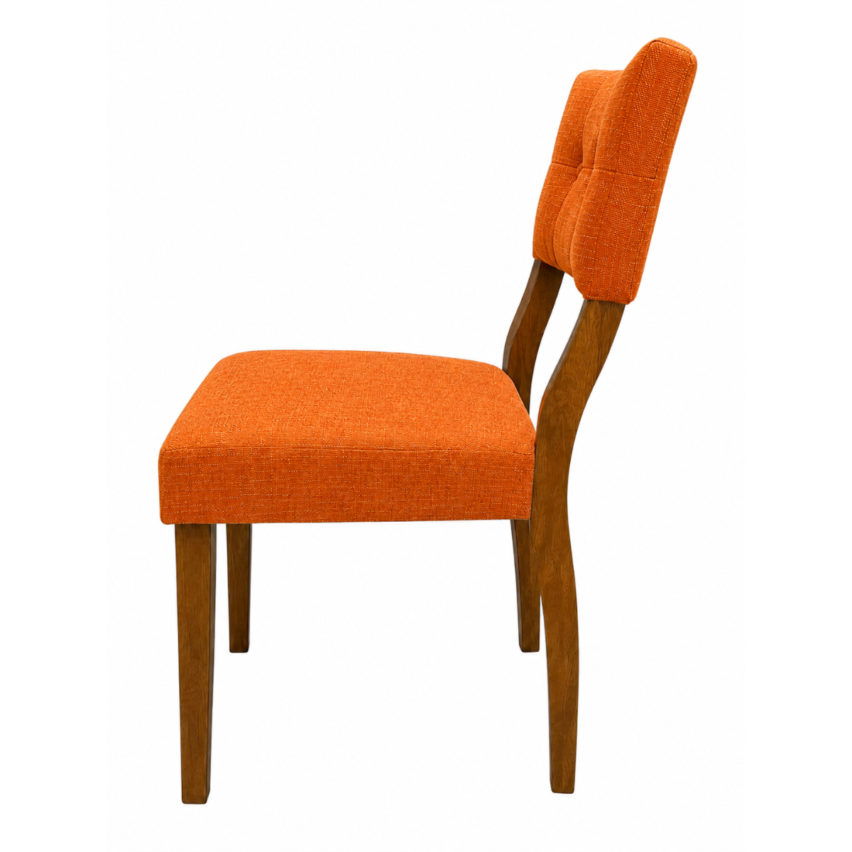 Uphl Dining Chair, Orange Fabric
