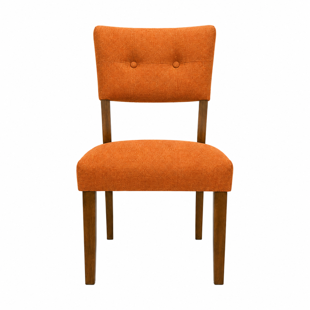 Uphl Dining Chair, Orange Fabric