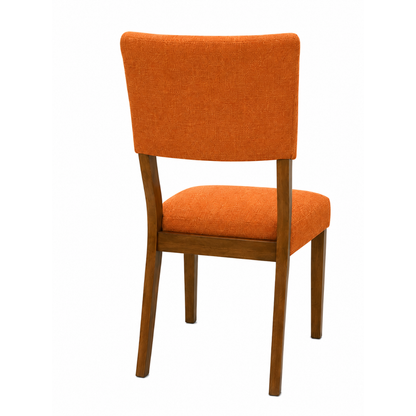 Uphl Dining Chair, Orange Fabric