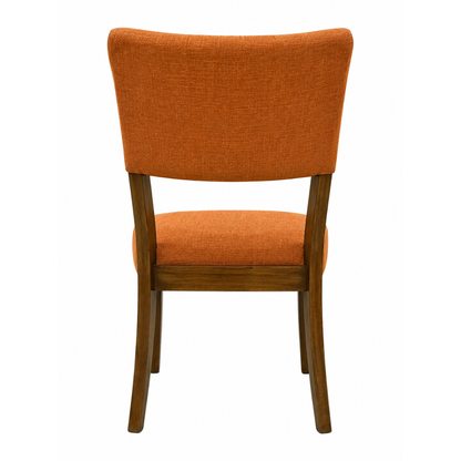 Uphl Dining Chair, Orange Fabric
