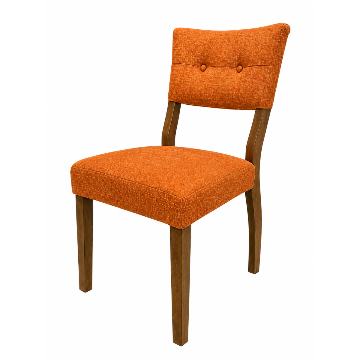 Uphl Dining Chair, Orange Fabric