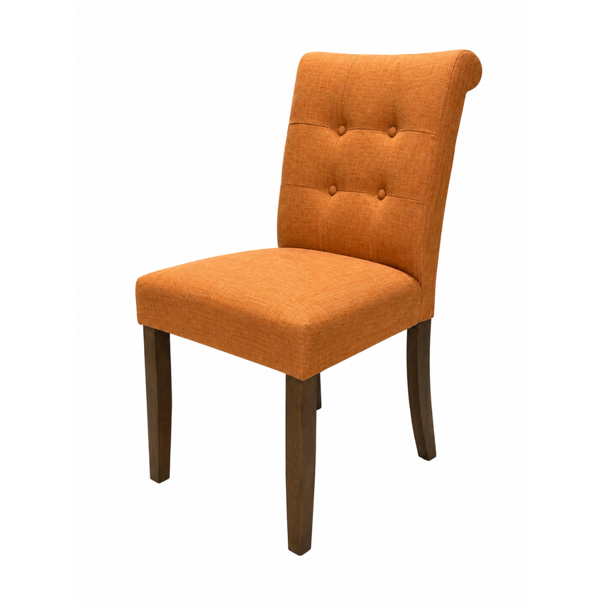 Uphl Dining Parson Chair, Orange Fabric