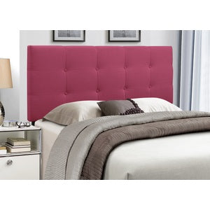 King Headboard Only W/Pink Fabric,3A
