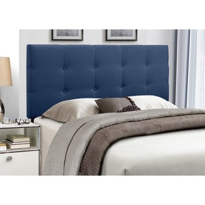 Twin Headboard Only W/Blue Fabric,3A
