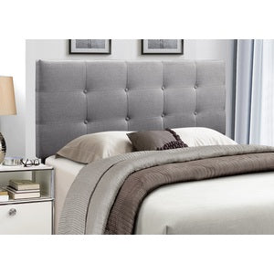 Twin Headboard Only W/Grey Fabric,3A