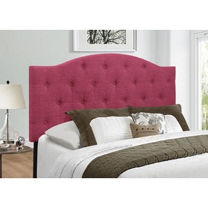 Queen Headboard Only W/Pink Fabric,3A