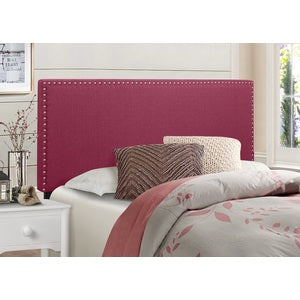 King Headboard Only W/Pink Fabric,3A