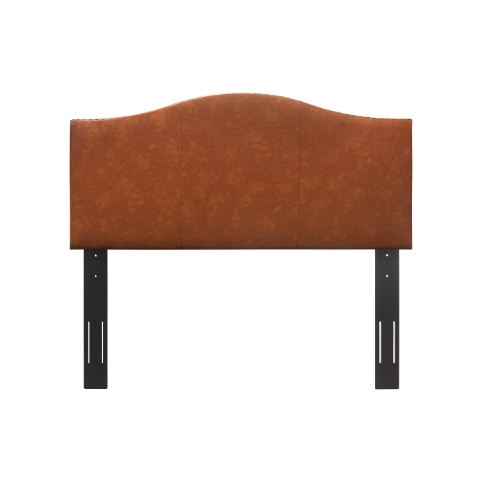 King Headboard In Brown Pu, 3A