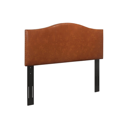 Queen Headboard In Brown Pu, 3A