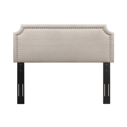 Queen Headboard Only W/Beige Fabric