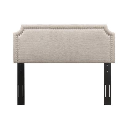 Queen Headboard Only W/Beige Fabric