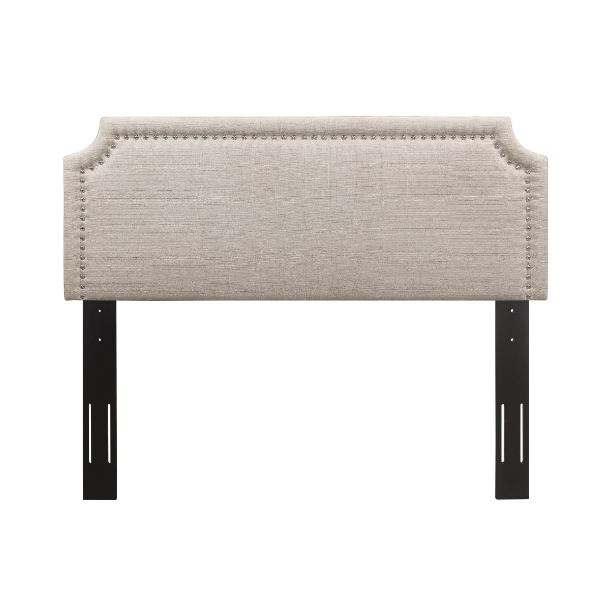 Twin Headboard Only W/Beige Fabric