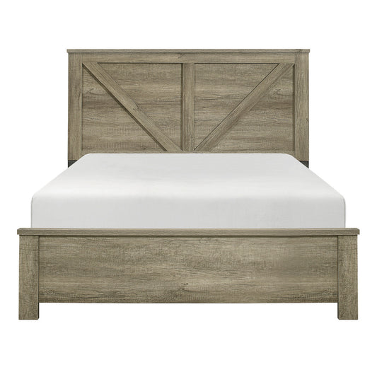 Full Bed, W/4 Slats & 8 Support Legs