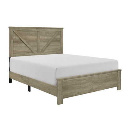 Full Bed, W/4 Slats & 8 Support Legs
