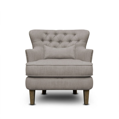 Accent Chair With Kidney Pillow,3A