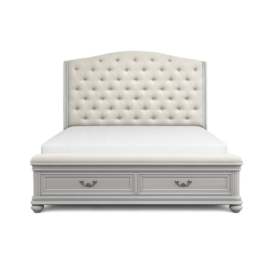 Elbert Eastern Uphl King Bed