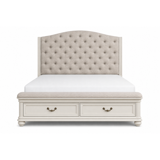 Elbert Eastern Uphl King Bed