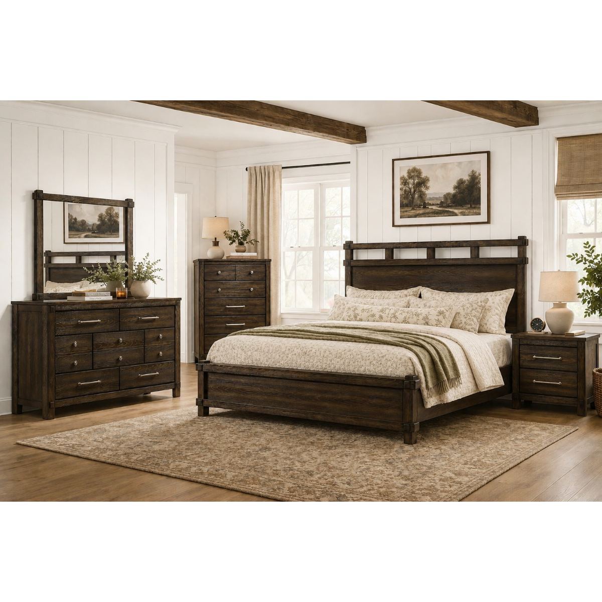 Bulloch Bedroom 4-Piece Queen Bedroom Set