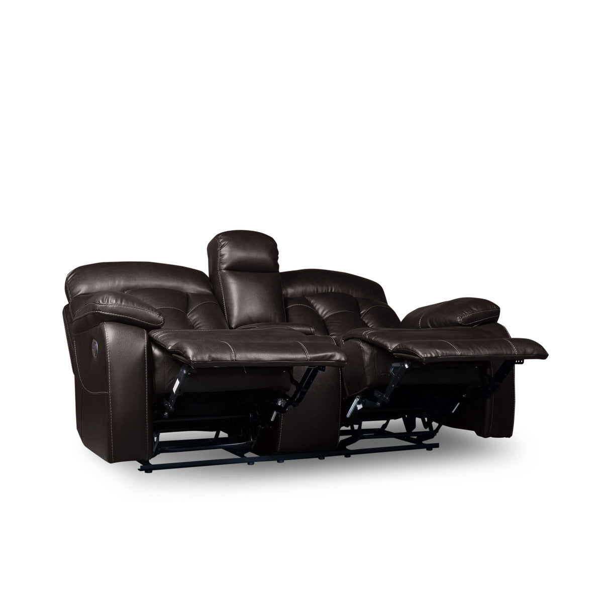 Power Double Reclining Love Seat With Center Console