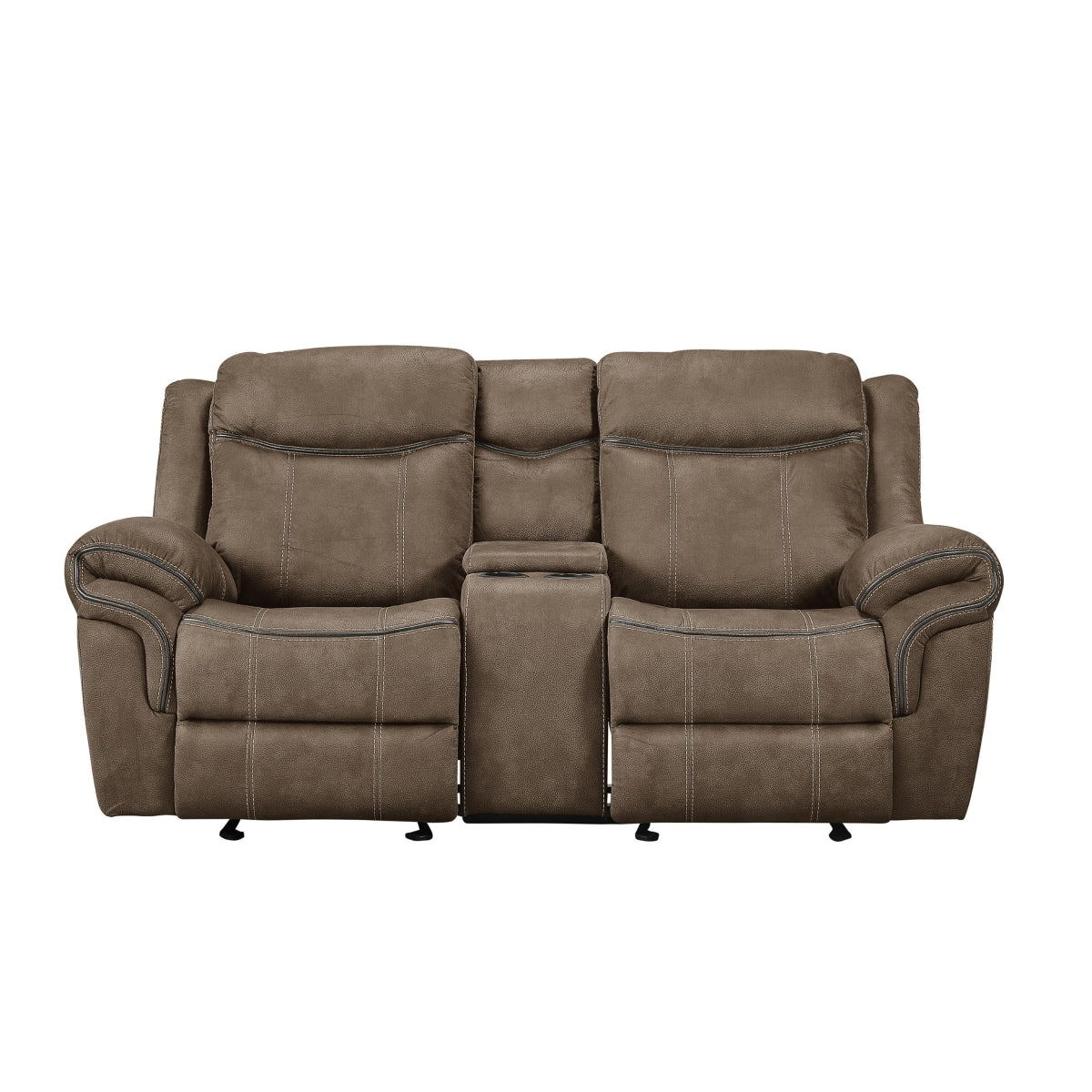 Sorento Reclining Glider Loveseat With Usb And Storage