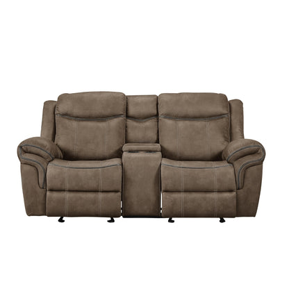 Sorento Reclining Glider Loveseat With Usb And Storage