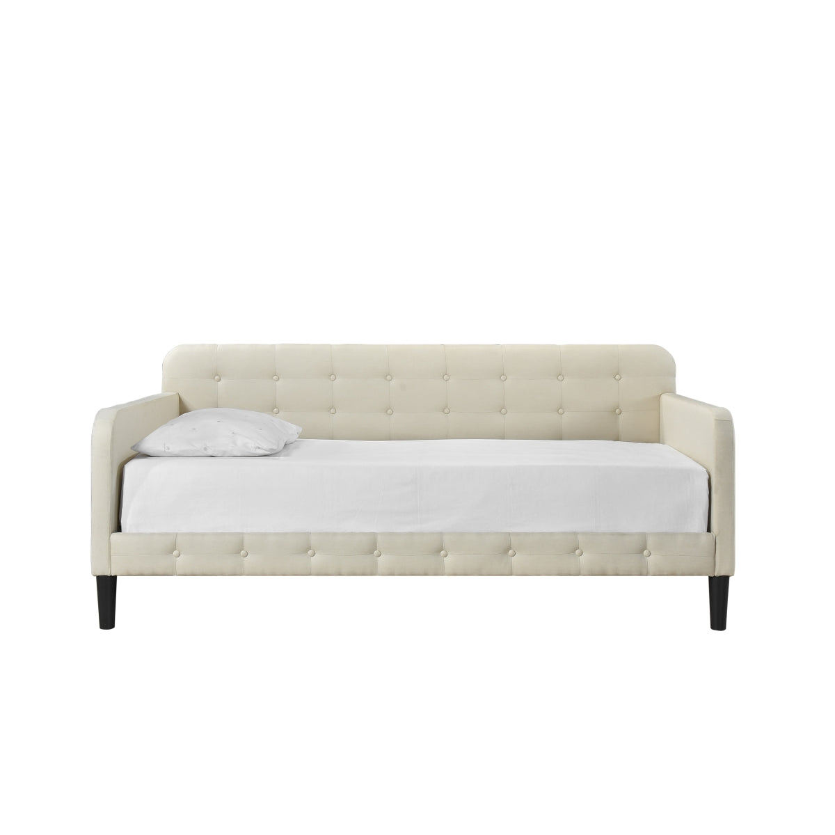 Daybed W/ Button Tufted, Beige