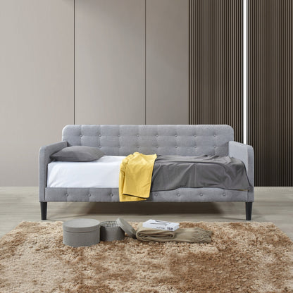 Daybed W/Button Tufted, Gray