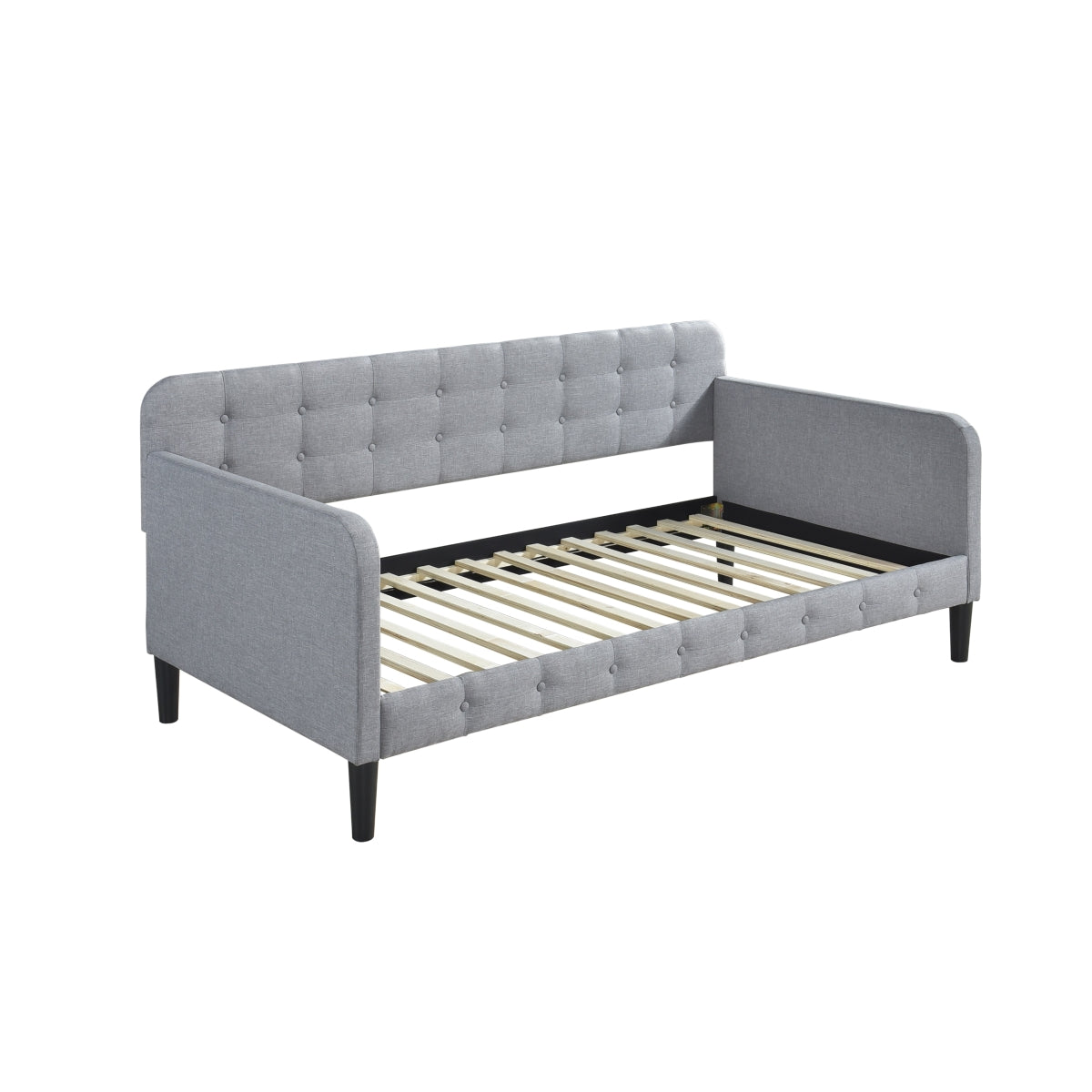 Daybed W/Button Tufted, Gray