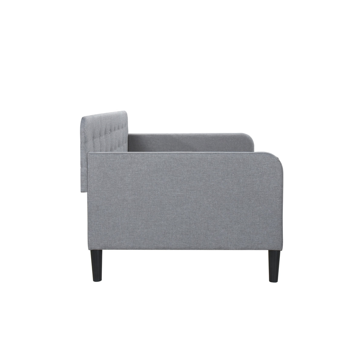 Daybed W/Button Tufted, Gray