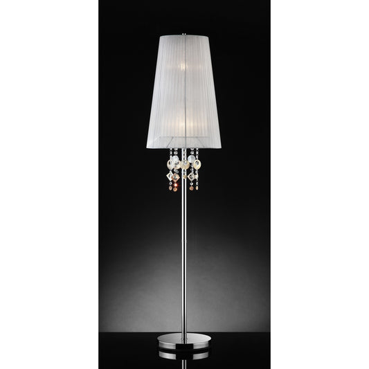 62.5" H Floor Lamp W/ Hanging Pendants