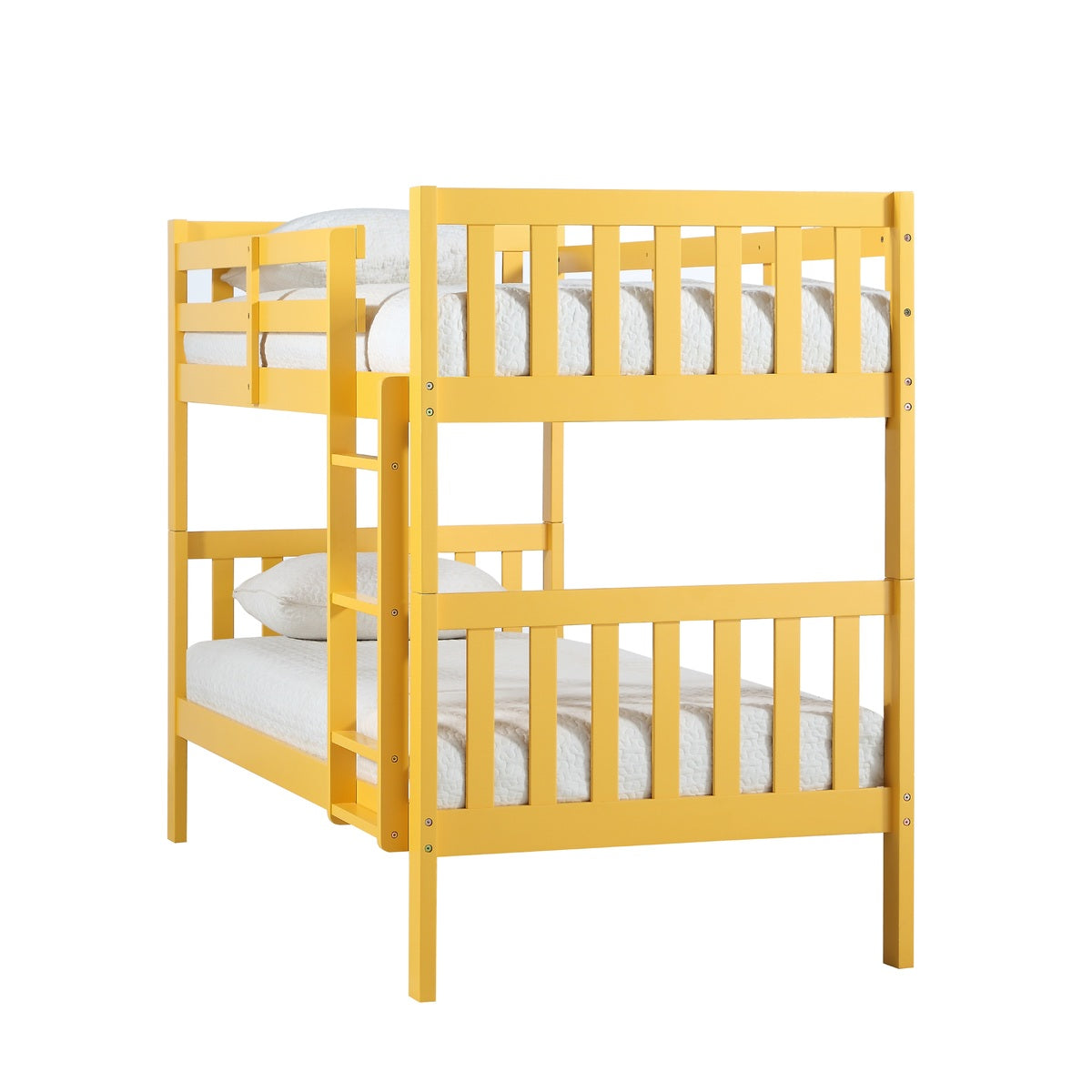 Twin/Twin Bunk Bed, Yellow