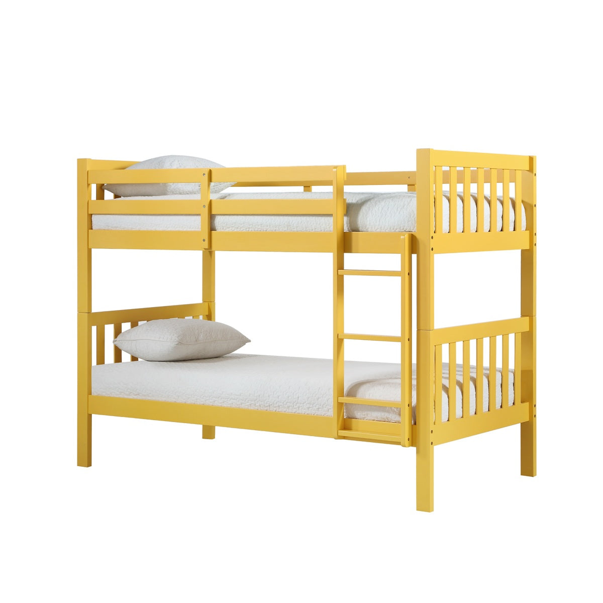 Twin/Twin Bunk Bed, Yellow
