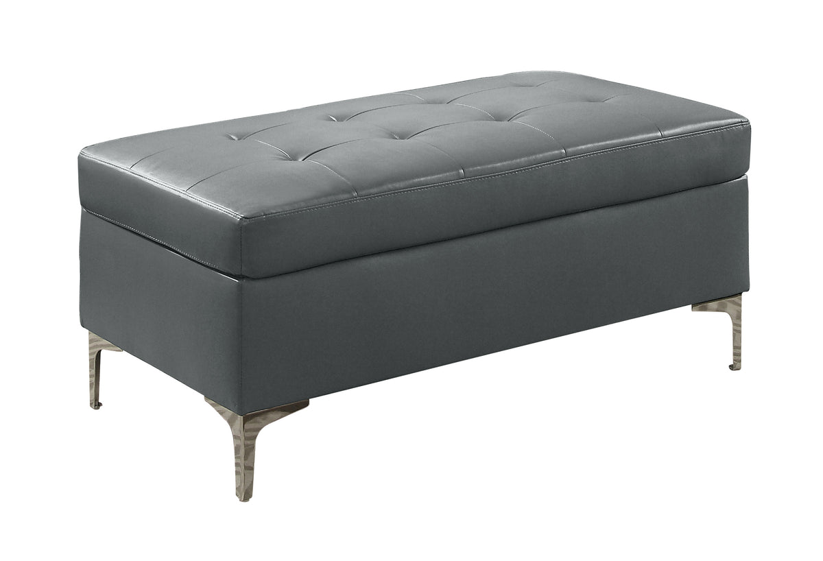 Barrington Ottoman W/Grey Pu