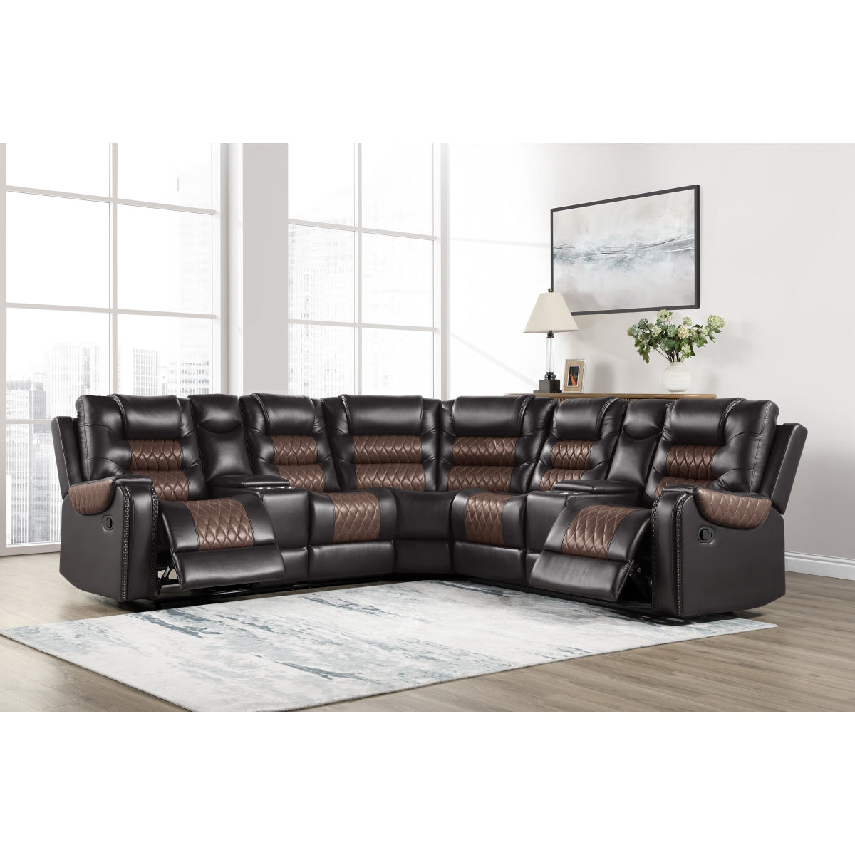 Hart 3-Piece Reclining Sectional