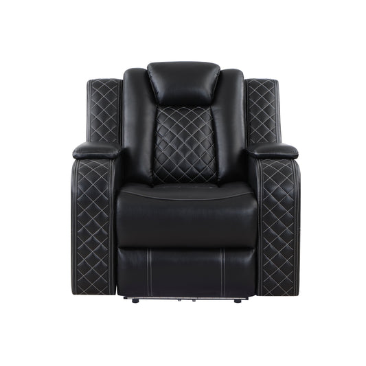 Radiant Pw Recln Chair W/ Pw Headrest, Led Light