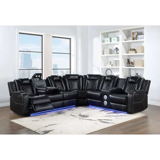 Radiant 3-Piece Reclining Sectional