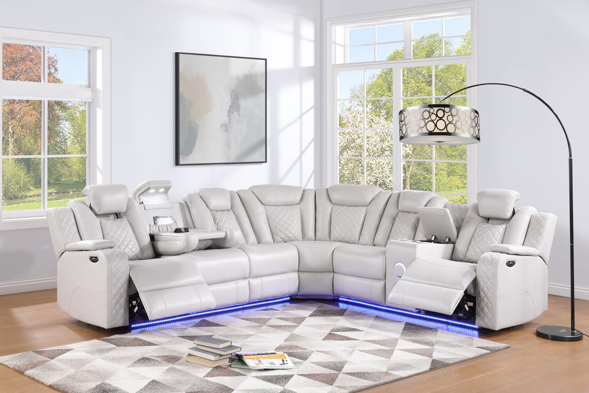 Radiant 3-Piece Reclining Sectional