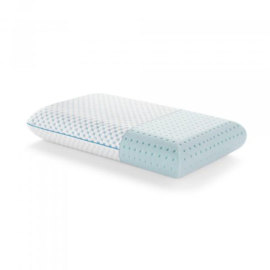 Gel Memory Foam Pillow + Reversible Cooling Cover