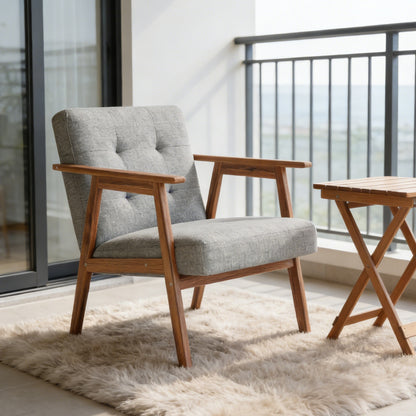 Accent Chair, Light Gray