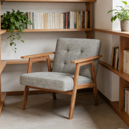 Accent Chair, Light Gray