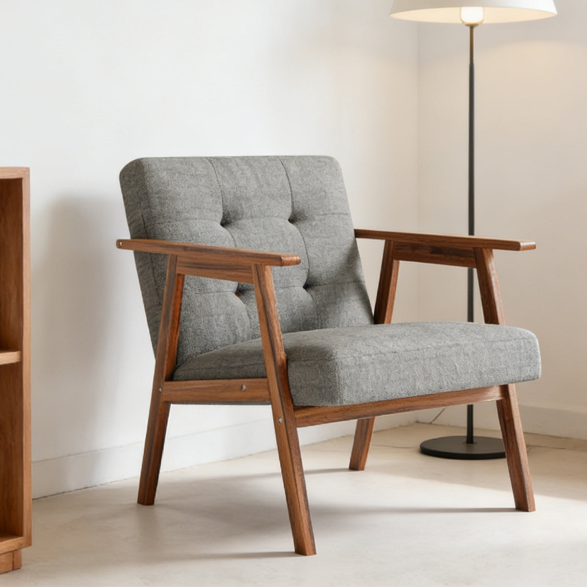 Accent Chair, Light Gray