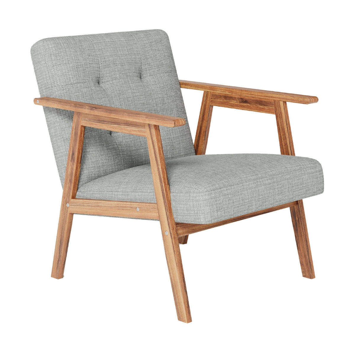 Accent Chair, Light Gray