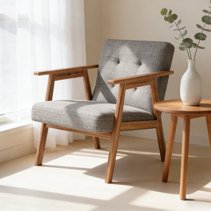 Accent Chair, Light Gray